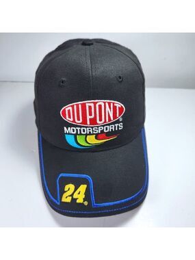 Jeff Gordon 24 Hat Cap Winners Circle Nascar Du Pont Motorsports